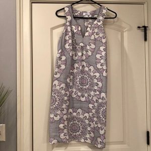 🌺Loft Purple & Grey Linen Dress🌺